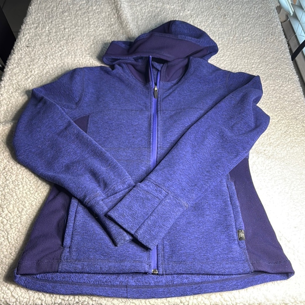 Prana Blue Textured Jacket